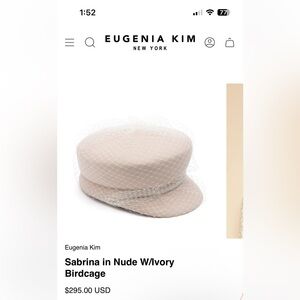 Eugenia Kim Sabina in Nude with Ivory Birdcage